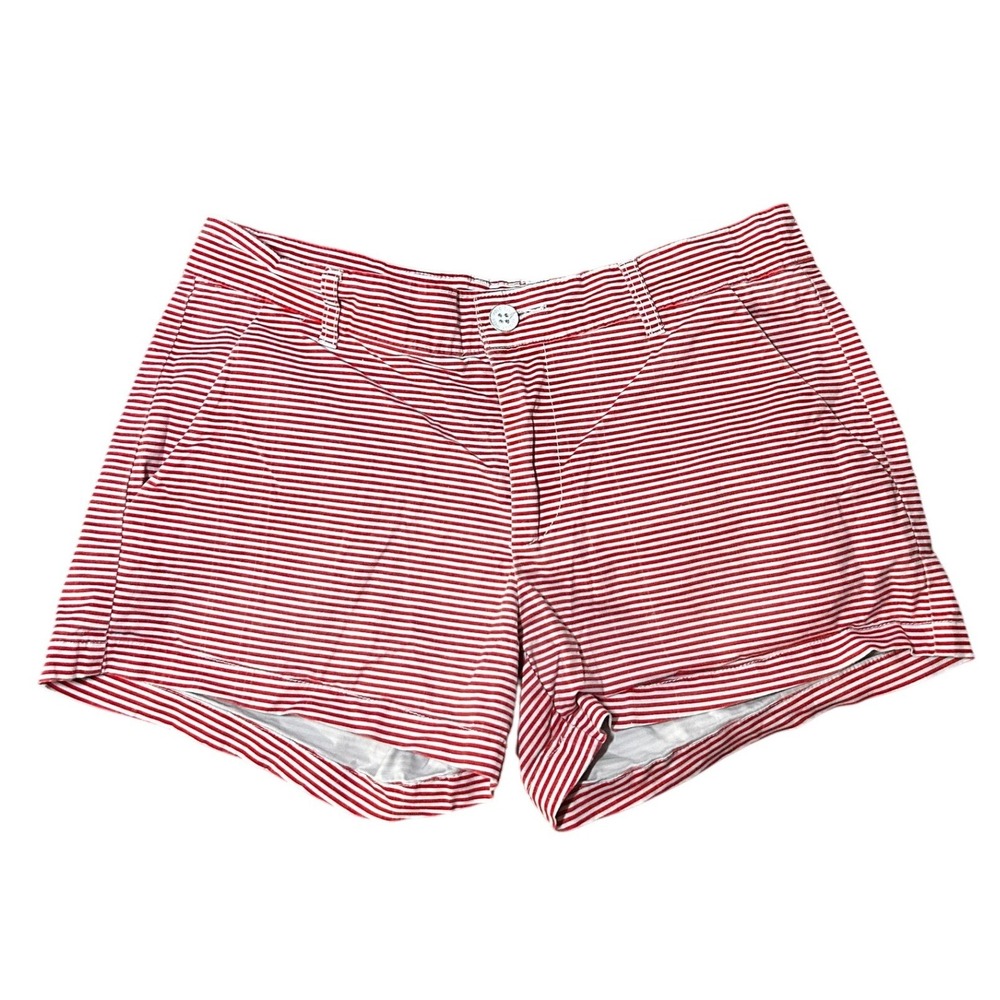 Beverly Hills Polo Club Striped Mini Shorts 5/6 Red Striped Y2k 4th of July